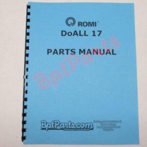D75993 Doall 17 Parts Manual