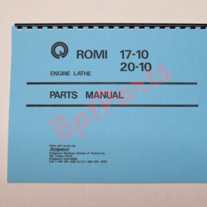 Q66921 ROMI 17-10 20-10 Manual de piezas