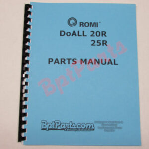 R92107 Doall 20R 25R Parts Manual