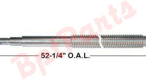 1206-1304 Tornillo de plomo 48 "(eje x) sin cromo