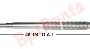 1206-1305 Tornillo de plomo 42 "(eje x) sin cromo